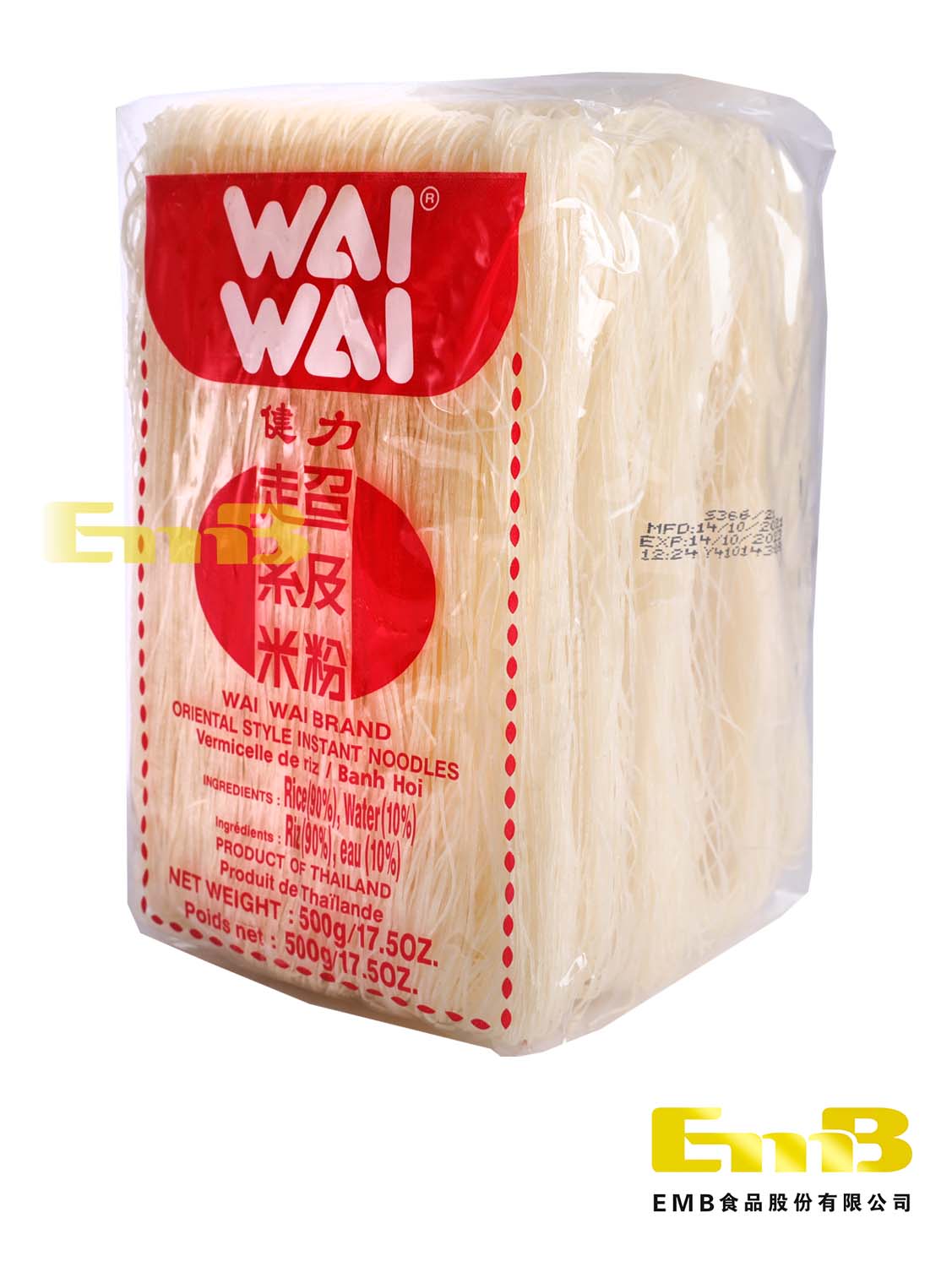 WAIWAI RICE VERMICELLI 500G