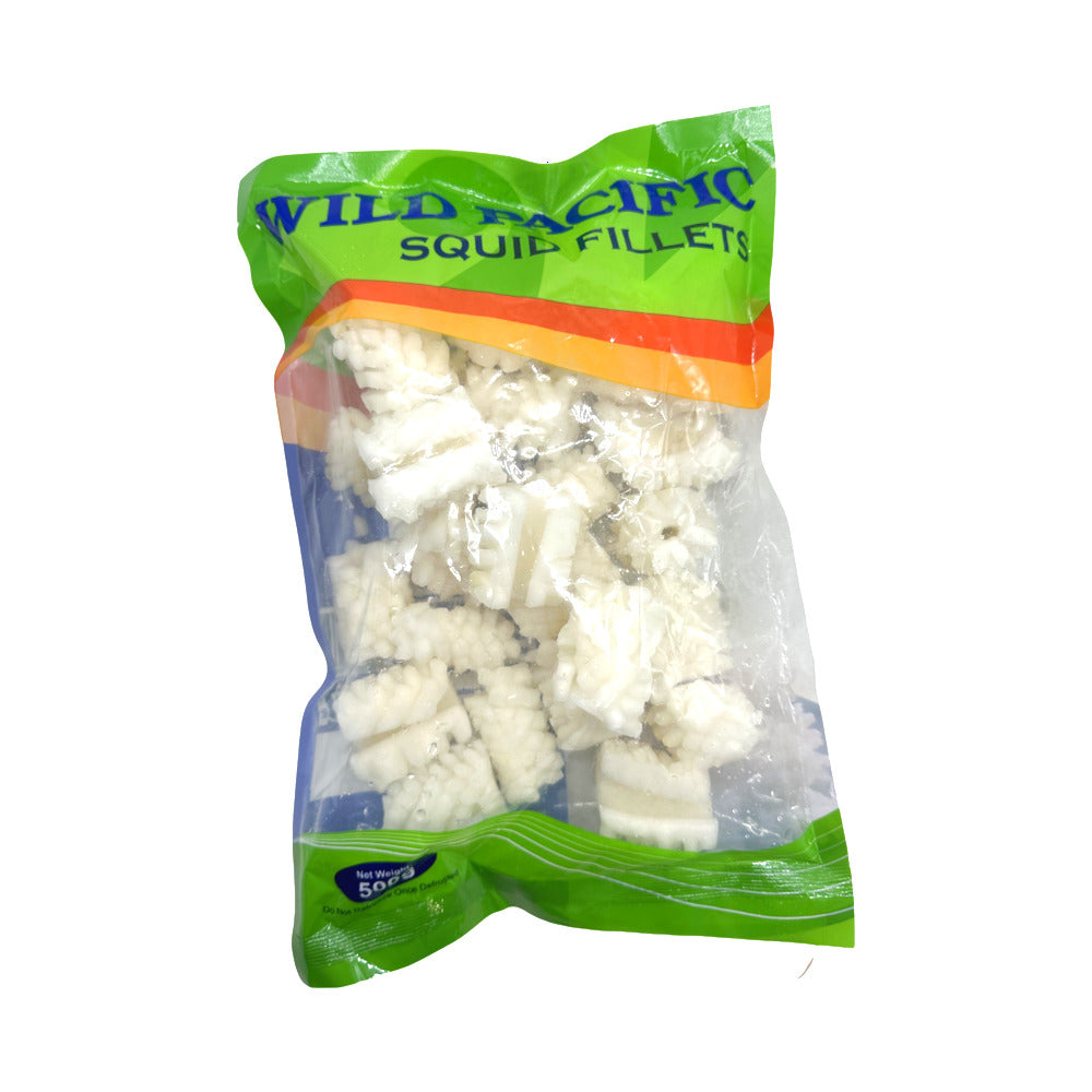 WILD PACIFIC SQUID FILLET 500G