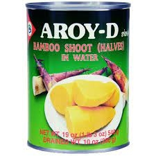 AROY-D BAMBOO SHOOT HALVES 540G