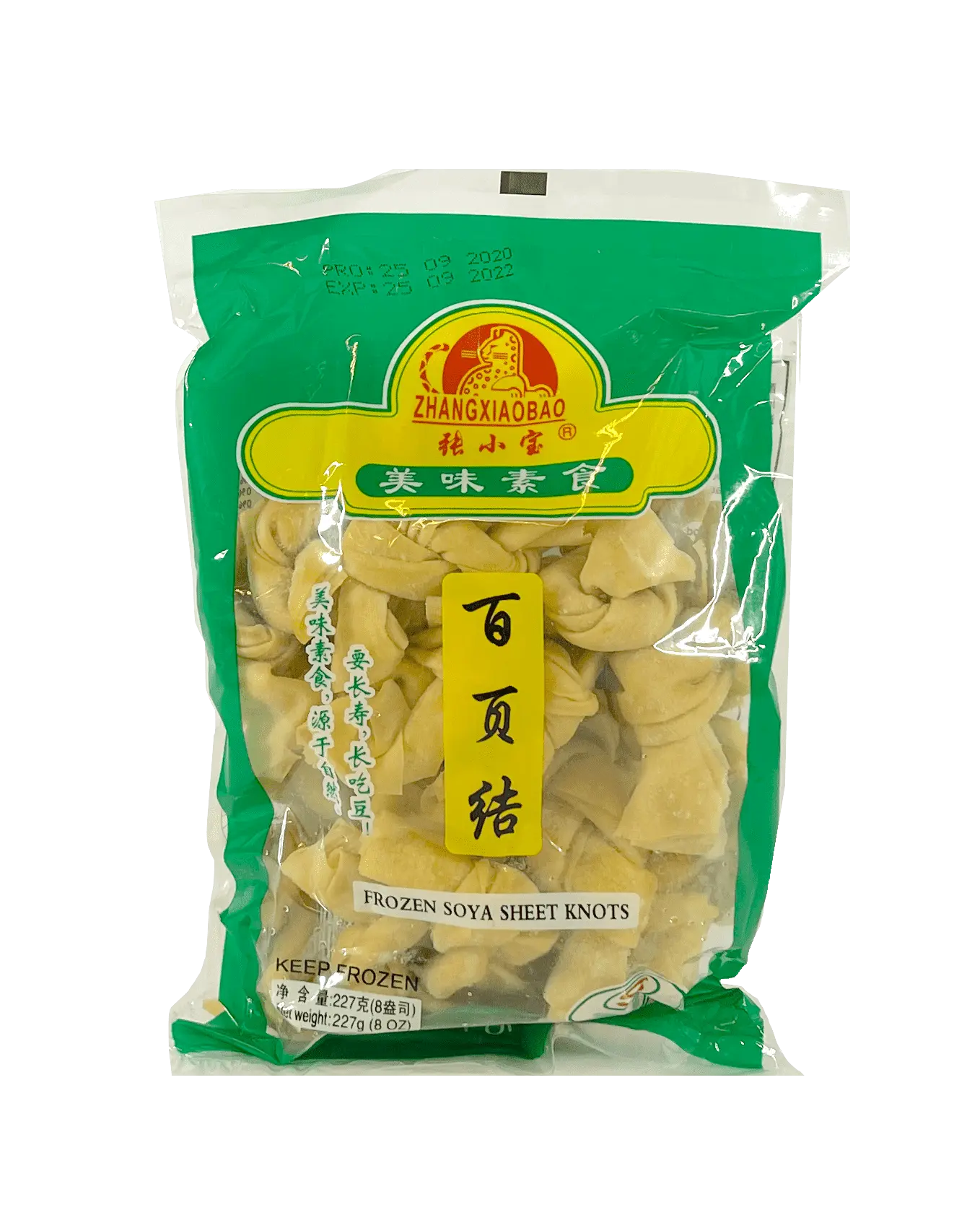 FROZEN SOYA SHEET KNOTS 227G