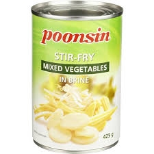 POONSIN STIR-FRY MIXED VEG 425G