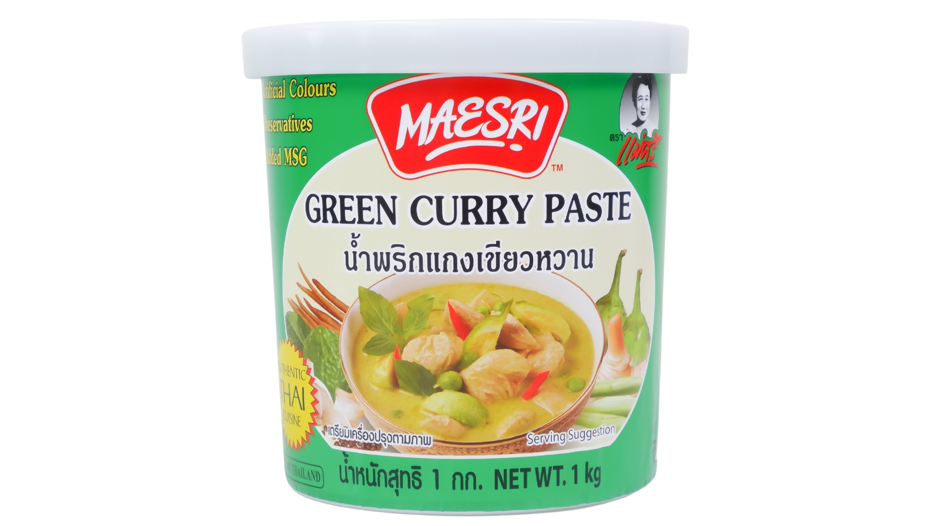 MAESRI GREEN CURRY PASTE 1KG