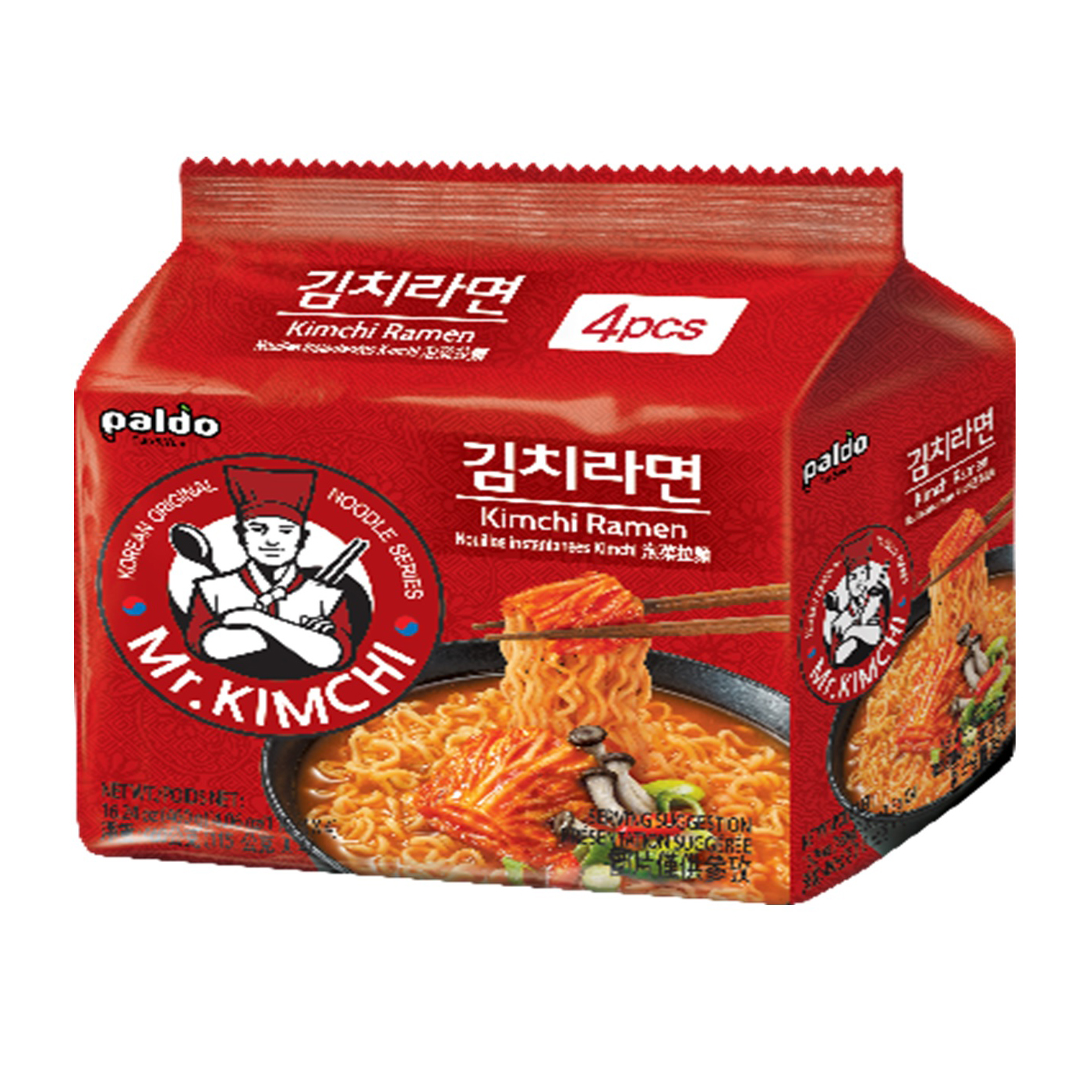 PALDO KIMCHI RAMEN 4PK