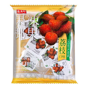TRIKO LYCHEE FLAVOUR FRUITY COCONUT JELLY 280G