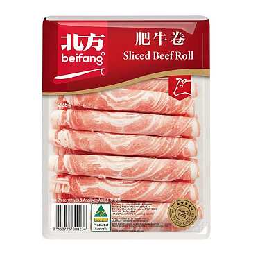 BEIFANG SLICED BEEF ROLL 225G