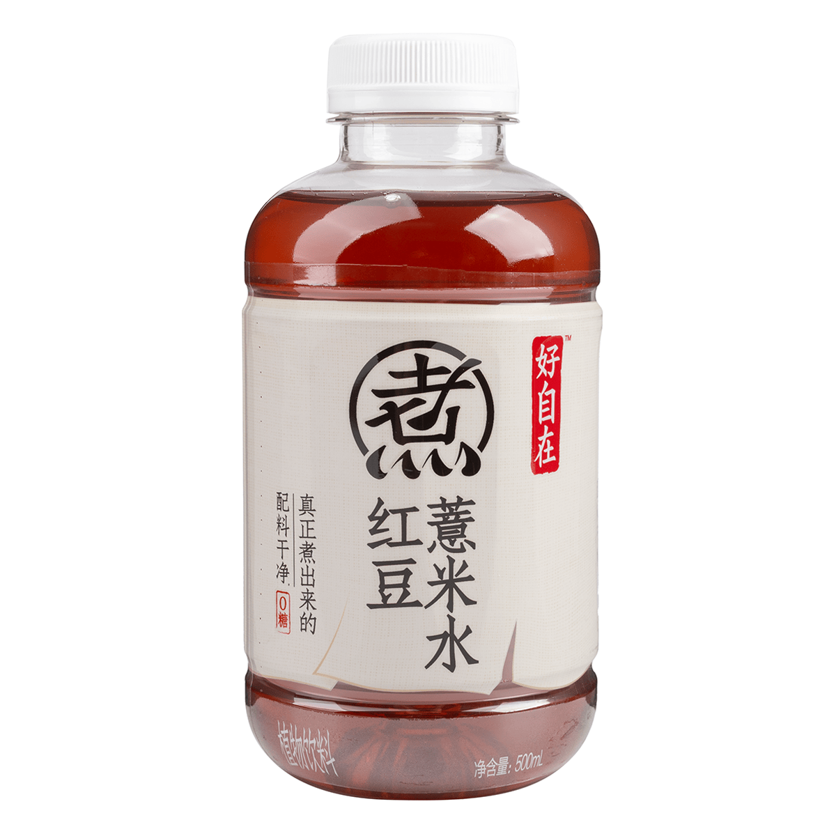 GENKI FOREST RED BEAN DRINK WITH COIX SEED 500ML