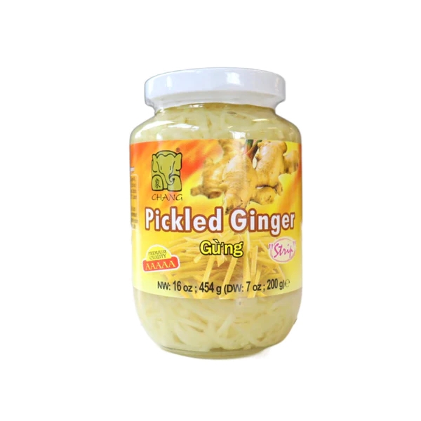 PICKLED GINGER STRIP 454G
