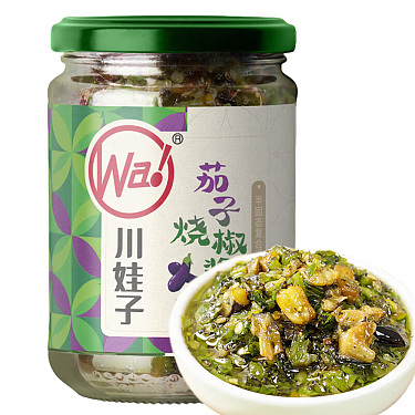CHUANWAZI EGGPLANT PEPPER SAUCE230G