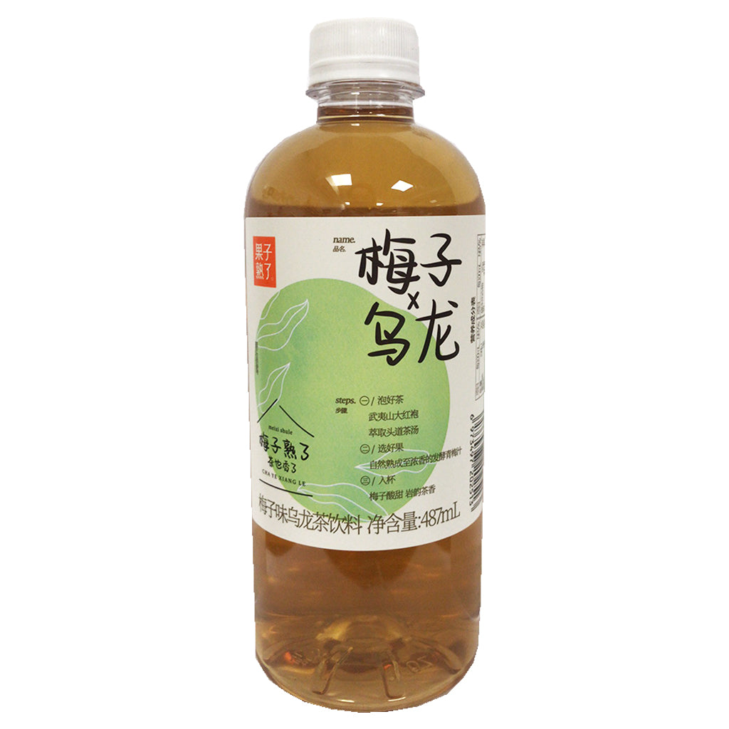 GUOZISHULE OOLONG TEA GREEN PLUM FLAVOUR487ML