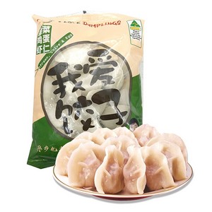 我爱饺子 韭菜鸡蛋虾仁480G