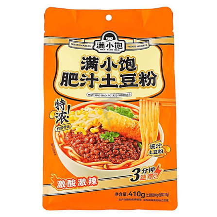 MAN XIAO BAO INSTANT POTATO NOODLES 410G