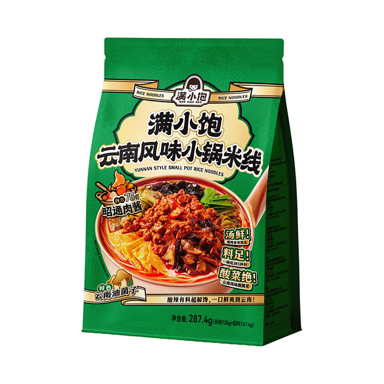 MAN XIAO BAO INSTANT YUNNAN STYLE SMALL POT RIC NOODLES 287.4G