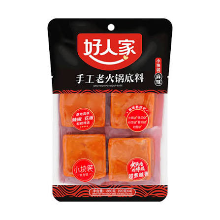 HAO REN JIA HANDMADE SPICY HOTPOT SOUP BASE360G