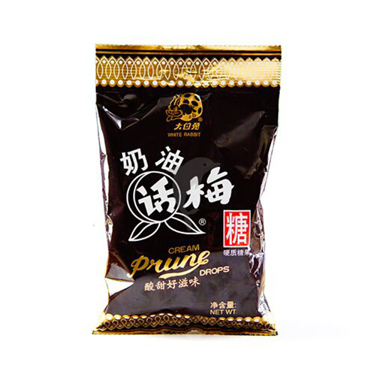 WHITE RABBIT CREAM PRUNE DROPS128G
