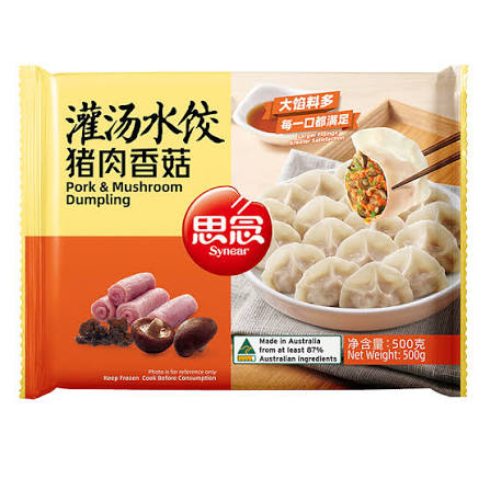 SYNEAR PORK&MUSHROOM DUMPLING500G