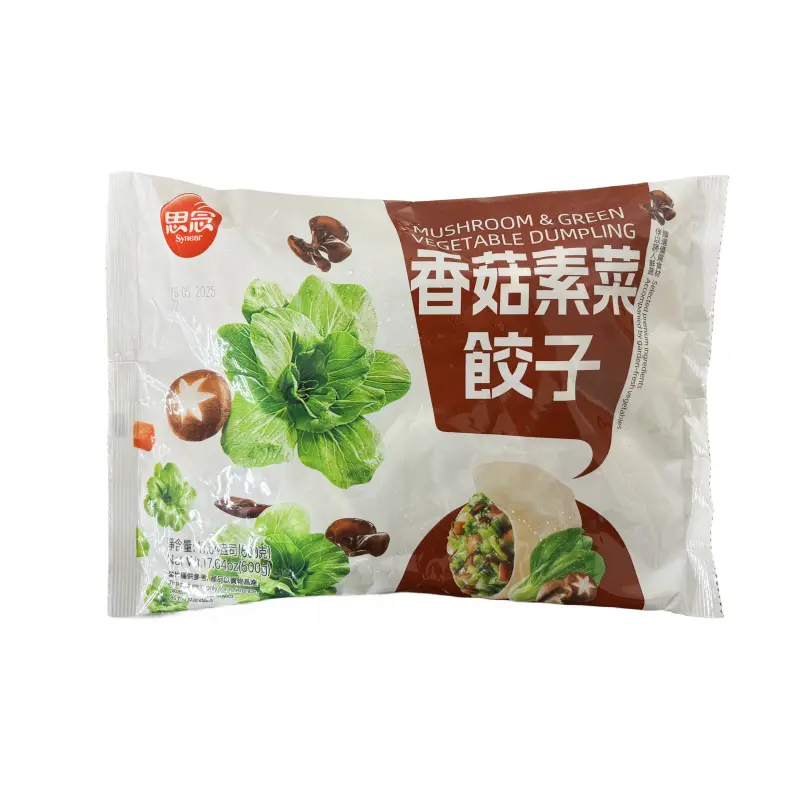 SYNEAR MUSHROOM AND GREEN VEGETABLE DUMPLING 500G