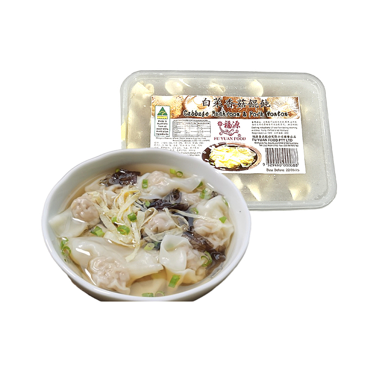 CHINESE CABBAGE & MUSHROOM WONTON 220G