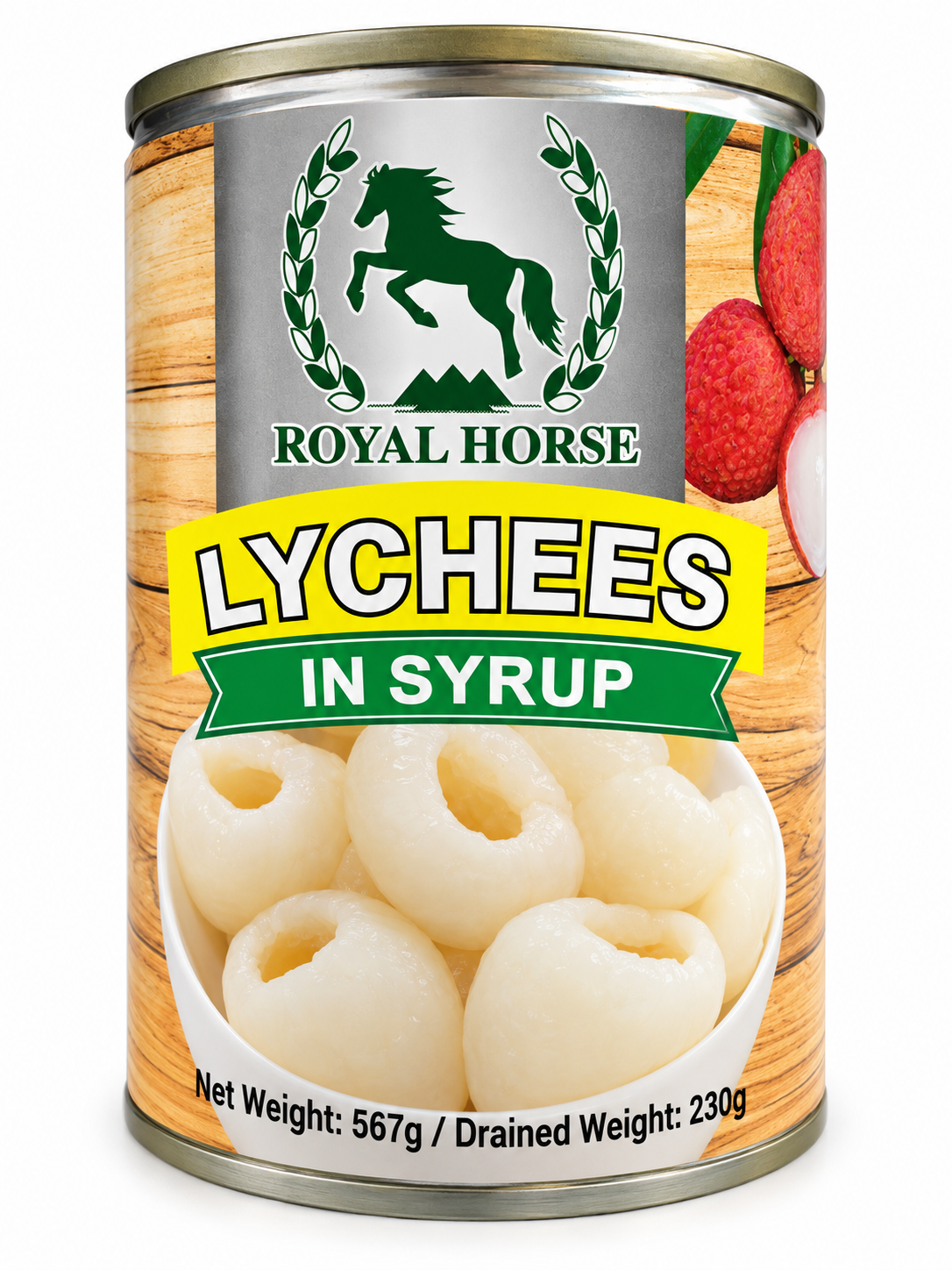 YXS WHOLE LYCHEES IN SYRUP 567G