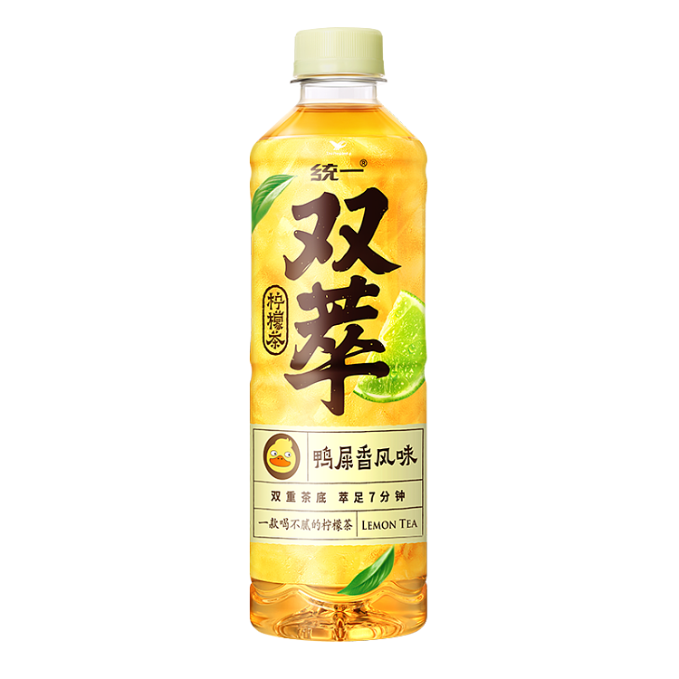统一 双萃柠檬茶 鸭屎香风味 500ML