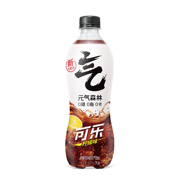 GENKI FOREST SPARKLING WATER BEVERAGE ICED LEMON COKE FLAVOUR480ML