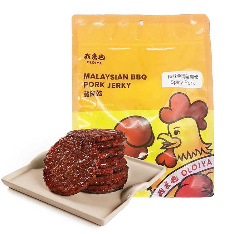 OLOIYA GOLD COIN CHILLI PORK JERKY 95G