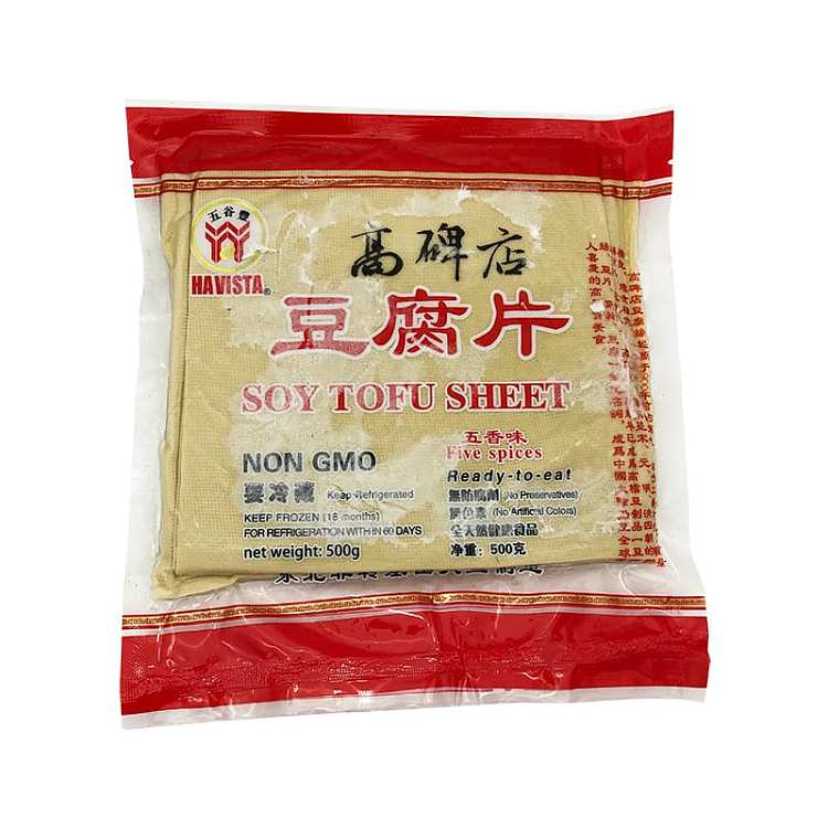 HAVISTA SOY TOFU SHEET FIVE SPICES500G