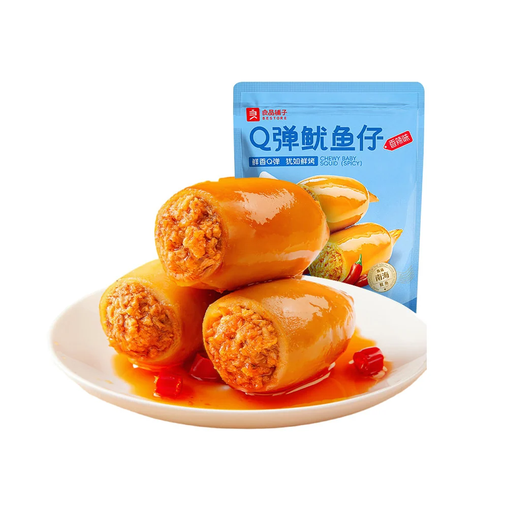 BESTORE CHEWY BABY SQUID SPICY FLAVOR 90G